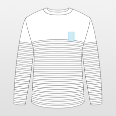 SOL'S | Camiseta de rayas de manga larga para hombre