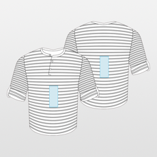 Premier | T-shirt de senhora com mangas dobráveis "long john"