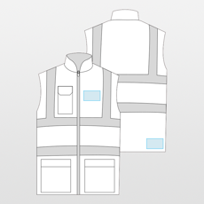 Yoko | High visibility padded vest