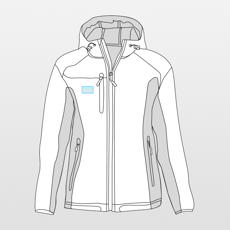 Ladies Softshell Hooded Jacket