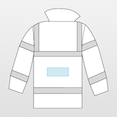 Yoko | Kontrast jakke med høj synlighed