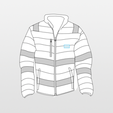 Result | Chaqueta de seguridad acolchada Ripstop reciclada