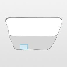 Westford Mill | Bolsa de acessórios de lona com base mergulhada