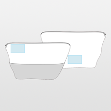 Westford Mill | Borsa per accessori in tela con fondo intinto