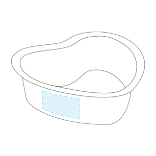 Recipiente p/ Pastelaria em forma de coração Alumínio - Não Aplicável - 1