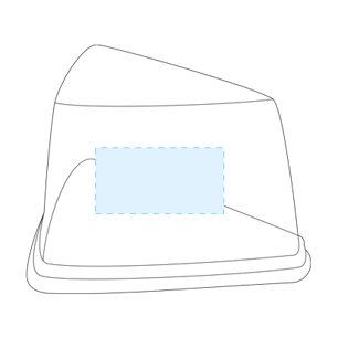 Trójkątne pojemniki na ciasto OPS Przezroczysty PET - Nie dotyczy - 1