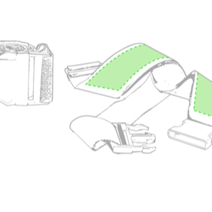 Pás na zavazadla Ripley