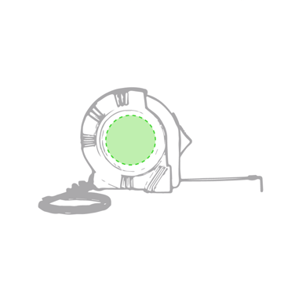 Flexómetro Harrol 1m