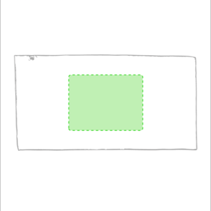 Saugfähiges Handtuch Slash