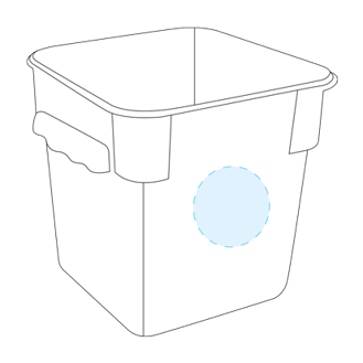 Food Container White PP - Not Applicable - 1