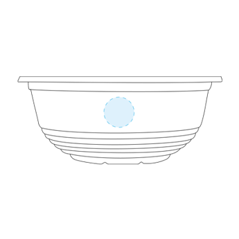 Pastry Container Round Base Aluminum - Not Applicable - 1