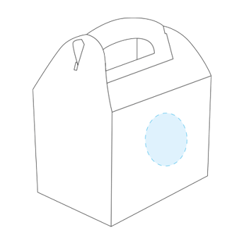 "Lunch Box" Corrugated Cardboard Micro Corrugated - Not Applicable - 1