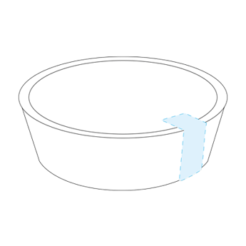 Behälter mit Pappdeckel - Unzutreffend - 1