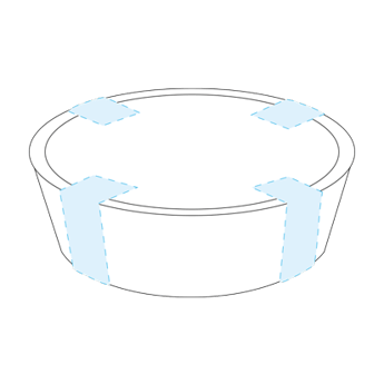 Behälter mit Pappdeckel - Unzutreffend - 1