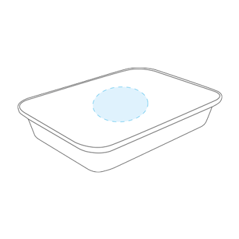 Opakowanie z 5 przegródkami Black PP - Nie dotyczy - 1