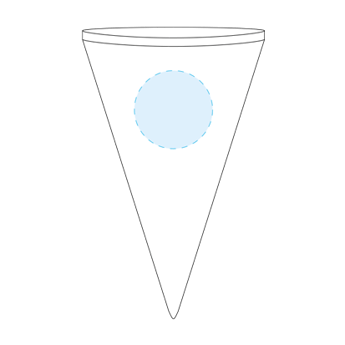 Cônes en papier parchemin anti-gras - N'est pas applicable - 1