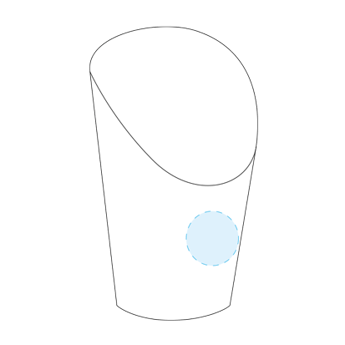 Open French Fries Cups Brown Cardboard - Not Applicable - 1