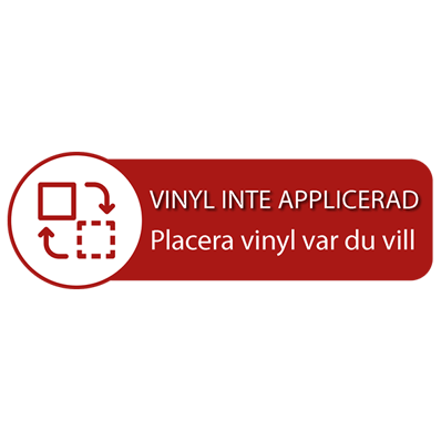 Pedal soptunna med vit stål inre hink