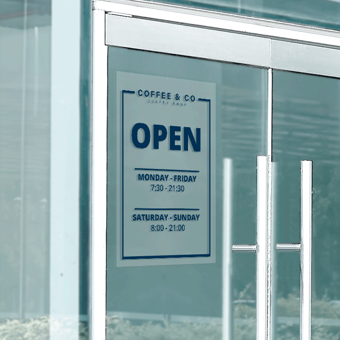 Window Id Sticker Print Window Stickers at the best price | 360onlineprint