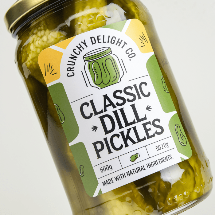 Pickled Labels Personalised Stickers: 500 for £17.44 | BIZAY
