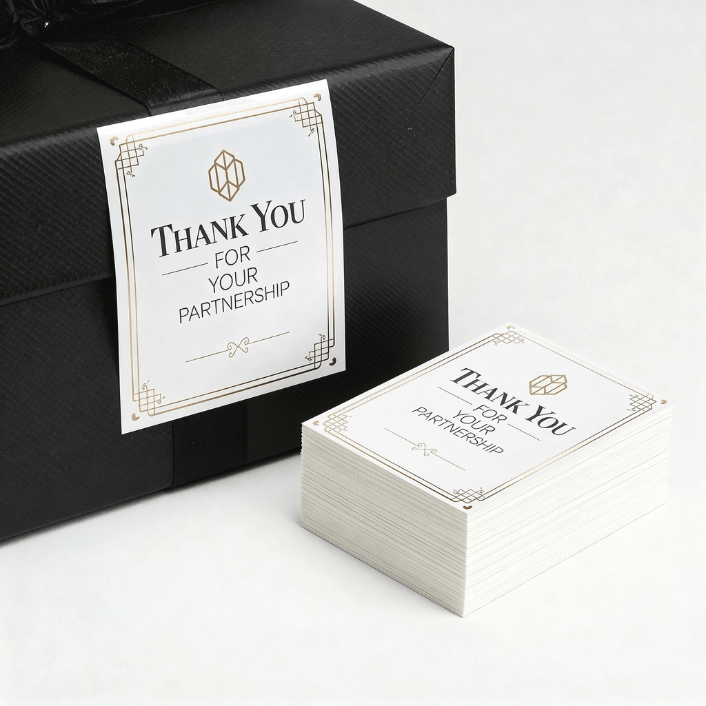 Gift Box Stickers and Labels