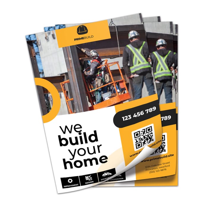 Flyer Building Insections Construction Flyers | BIZAY