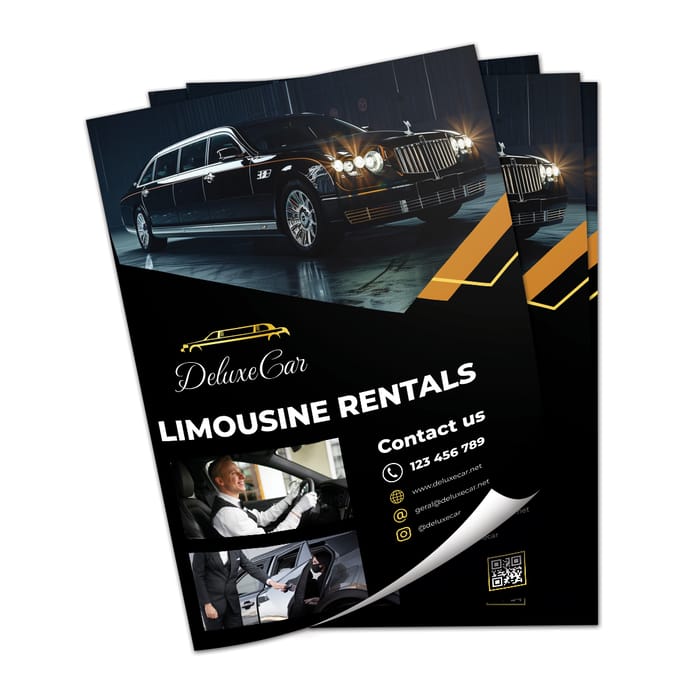 Limo Rent Flyer Limo Flyers | 360onlineprint