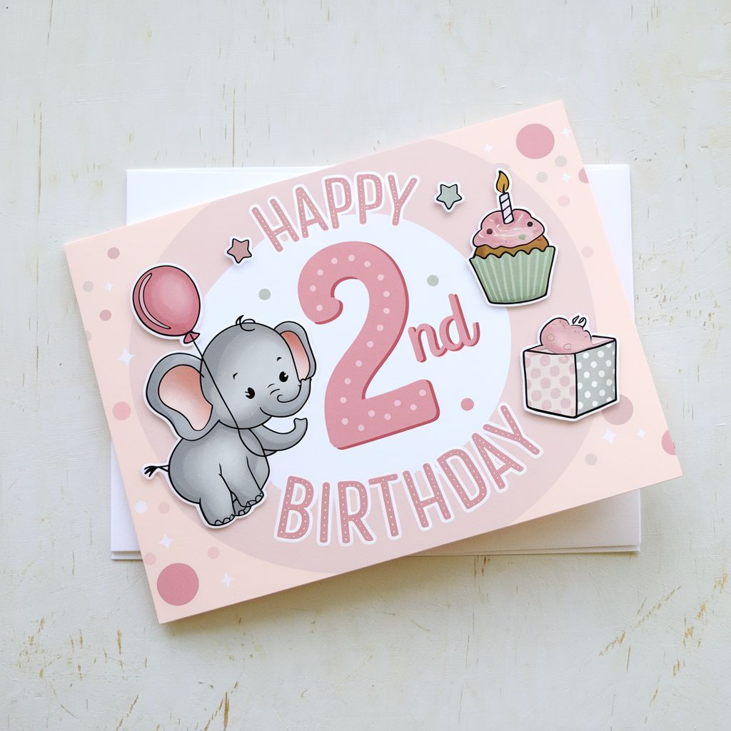 Biglietto Compleanno 2 Anni Bimbo Biglietto Compleanno 2 Anni Bimbo