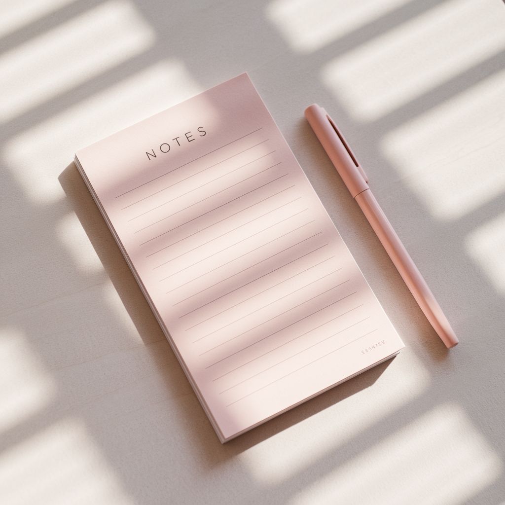 Pink Notedpad Personalised Pink Notepads: 100 for $140.06 | 360onlineprint