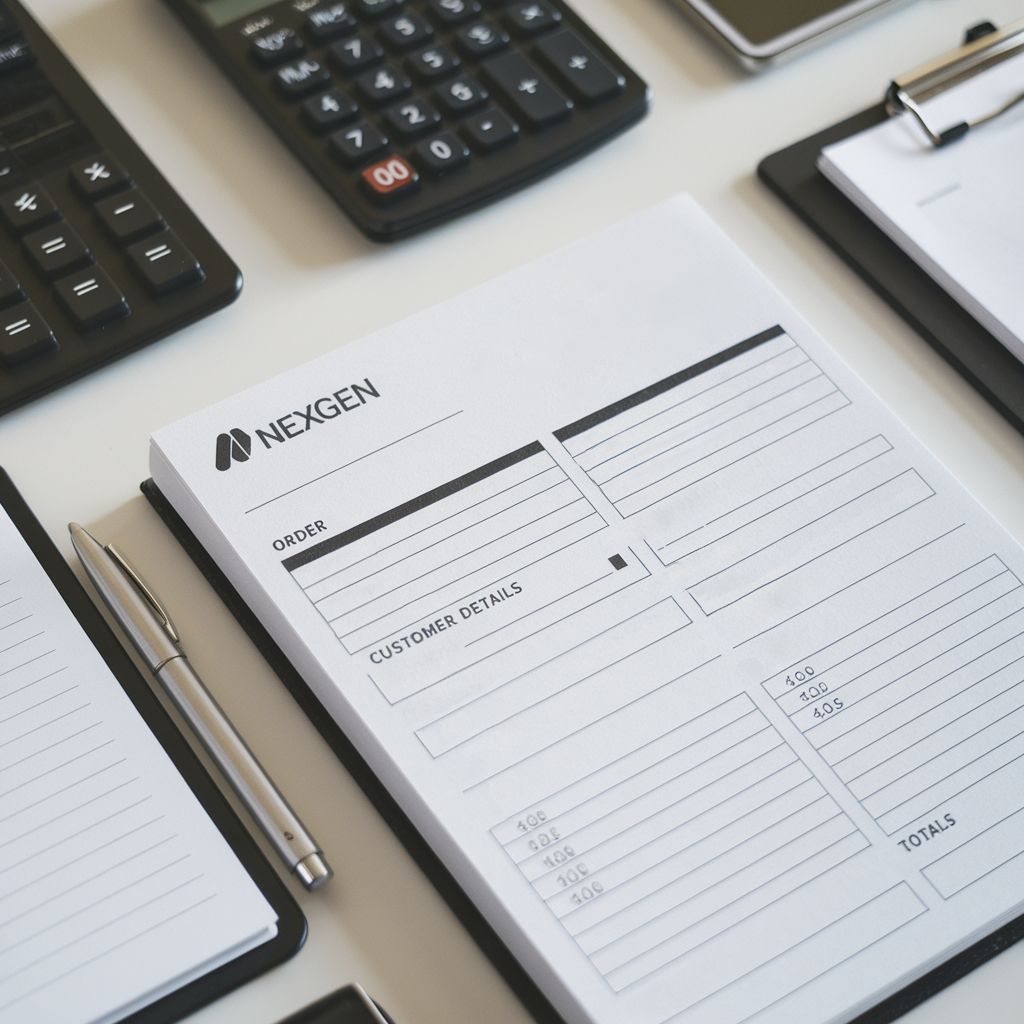 Server Note Pad Sample Personalised Server pads: 100 for $140.06 | 360onlineprint