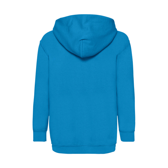 Fruit of the Loom - Felpa Aperta con Cappuccio - Bambino (9-11 Anni) (Blu Reale