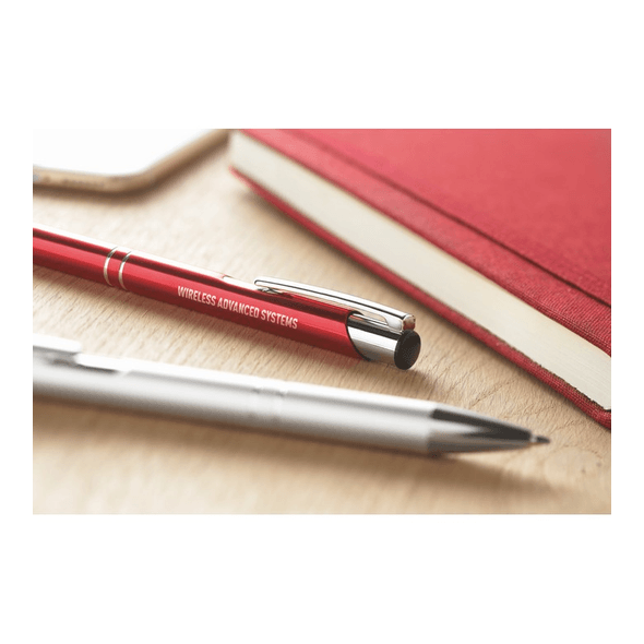 Penna a pulsante con inchiostro nero