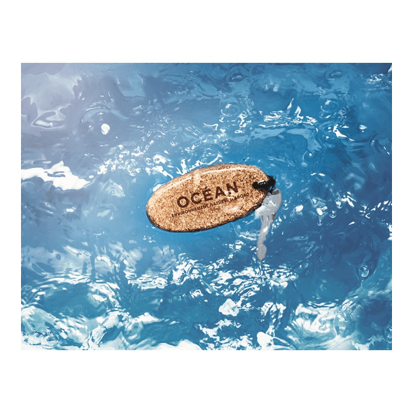 Flytande nyckelring i kork