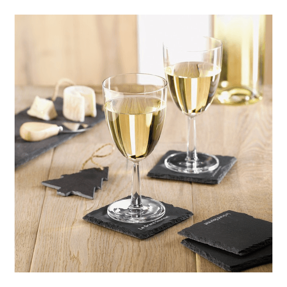 Untersetzer aus Schiefer mit EVA-Boden