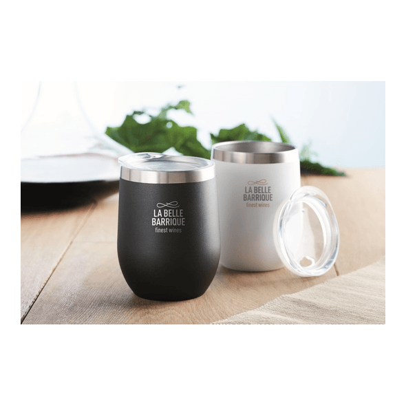 Tasse en acier inoxydable à double paroi de 300 ml