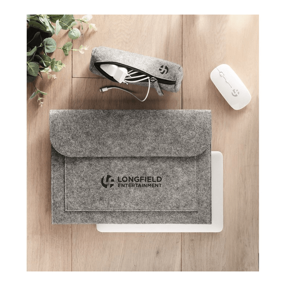 Pochette pour ordinateur portable 15 pouces en feutre