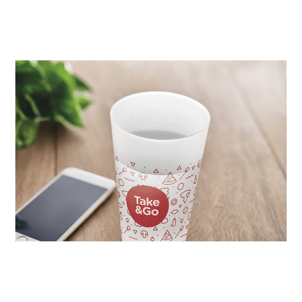 Frosted PP cup 550 ml