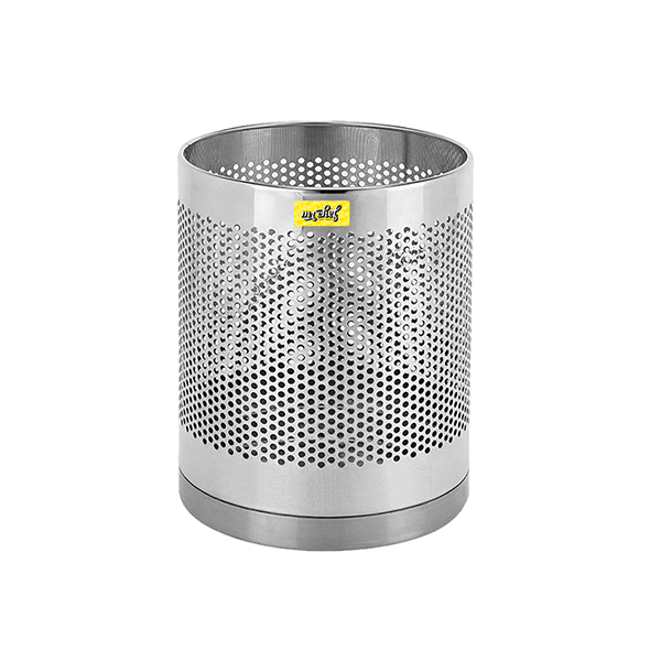 Papierkorb für Schlafzimmer aus Edelstahl