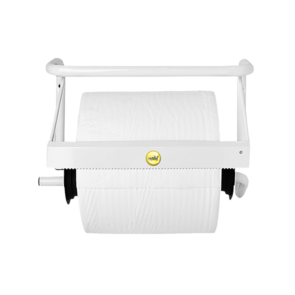 Kitchen Roll Wall Dispenser Industrial White Iron