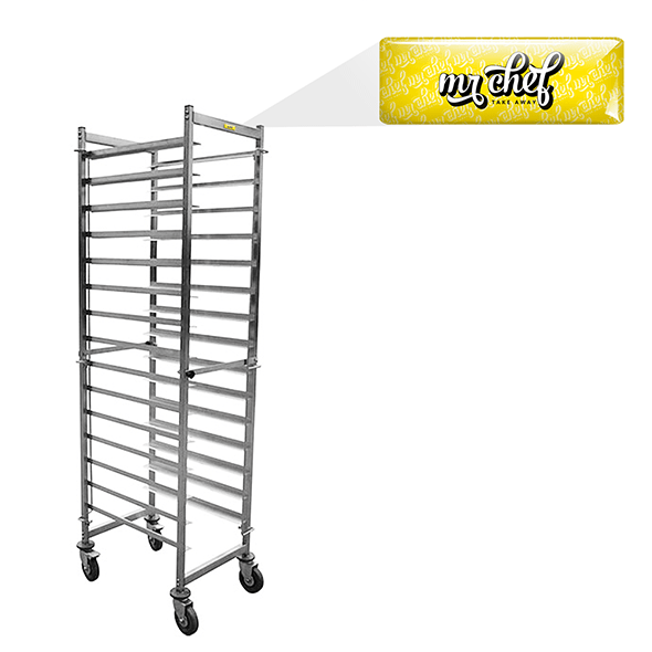 Cart for Gastronorm Inox Trays