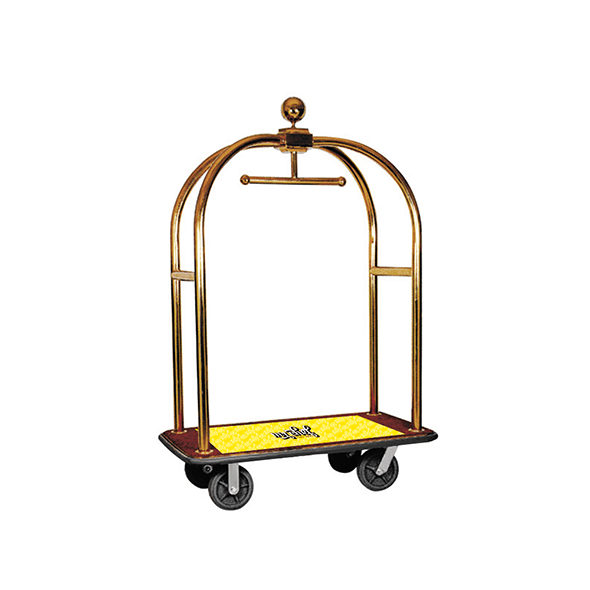 Luxus-Koffer mit goldener Kuppel aus Messing