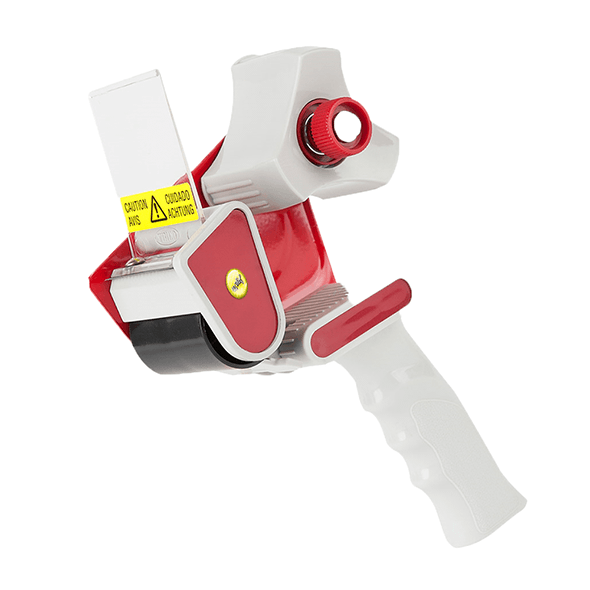 Dispensador industrial de cinta adhesiva negro de plástico