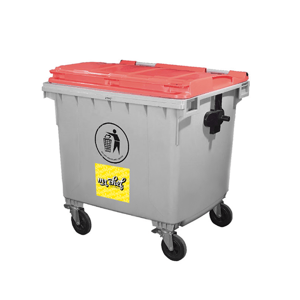 HDPE Grauer Riesen-Mobil-Container