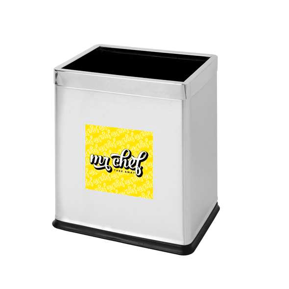 Papierkorb für Schlafzimmer "Deluxe" Inox