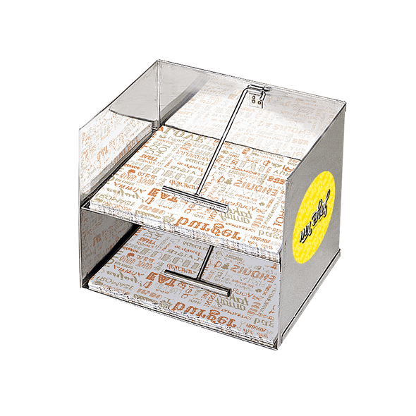 Wrapper Dispenser w/ 2 Stainless Steel Levels