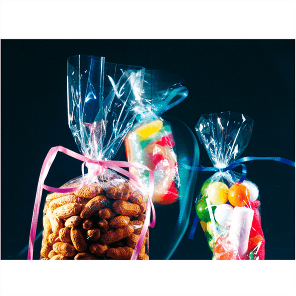 200 sacchetti di cellophane trasparenti per snack dolci, sacchetti di 200 sacchetti di cellophane trasparenti per snack dolci, sacchetti di