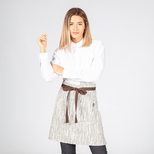 Delantal De Tela Sin Tirantes