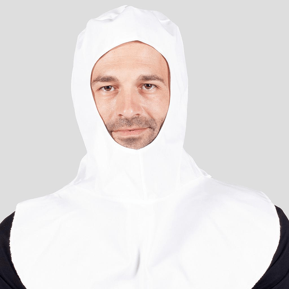 Balaclavas De Sarja Branca (6 Unidades)