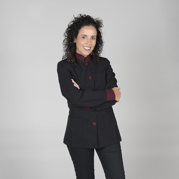 Blusa De Mulher "Com Gola Mao" Média-Comprida Combinada