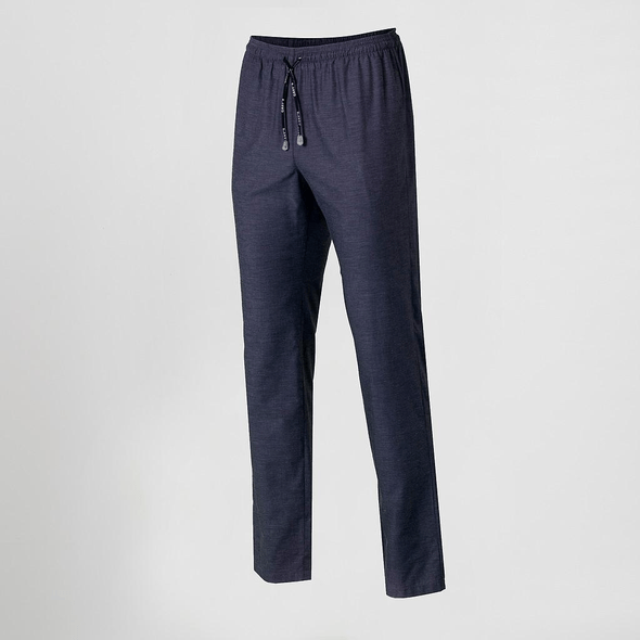 Pantalón Ajustable Unisex Chambray Rombos Gris Oscuro